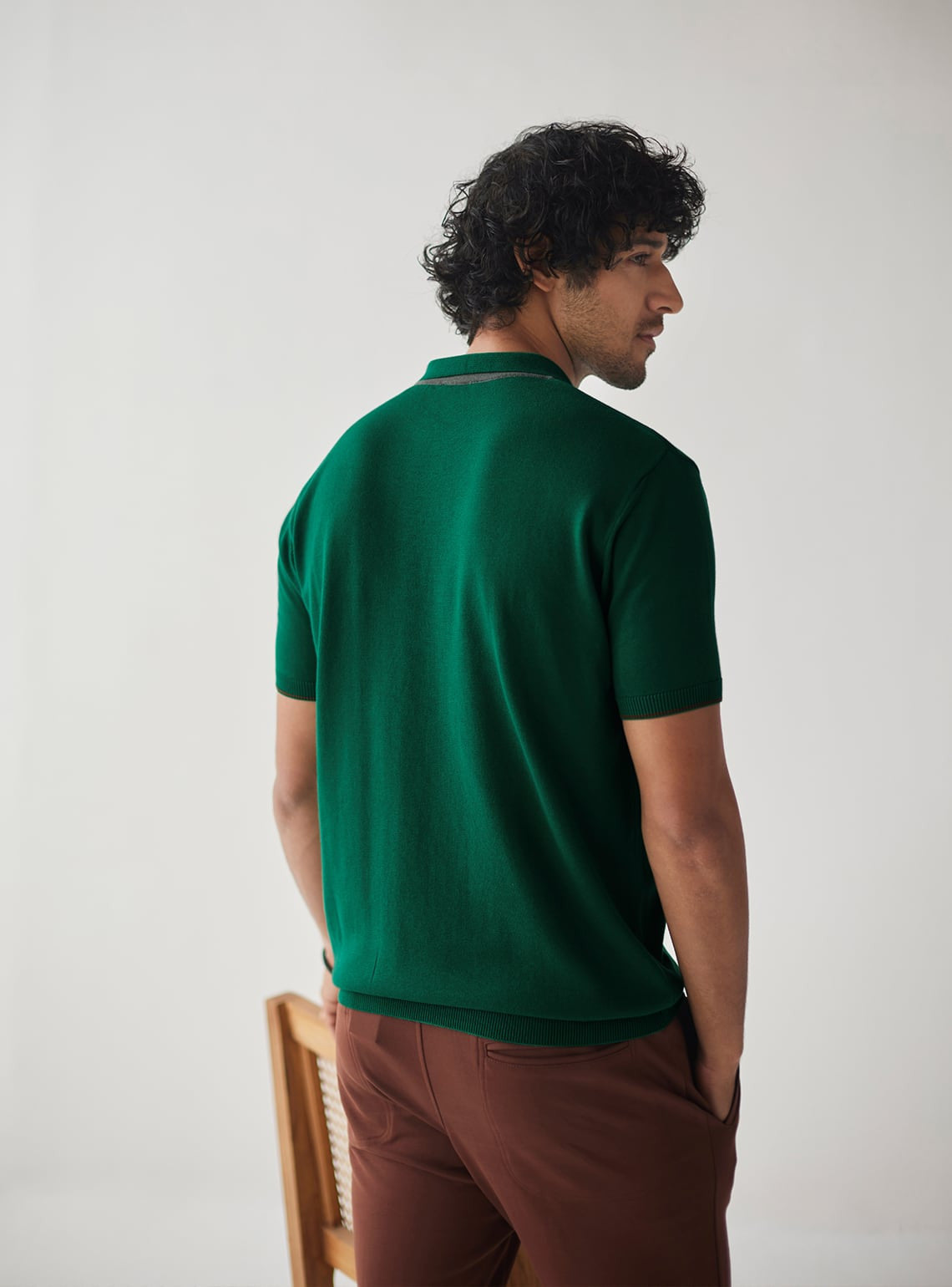 Shamrock Grey Tipping Polo