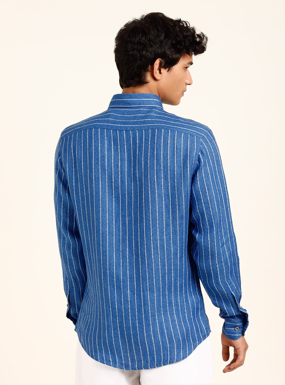 Cerulean Streak Indigo Shirt
