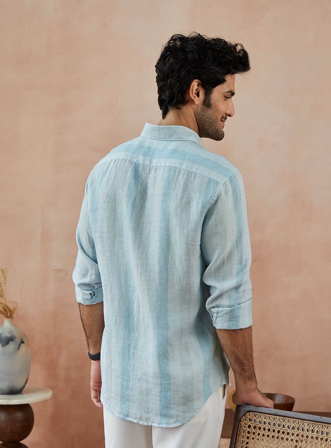 Juniper Stripe Linen Shirt