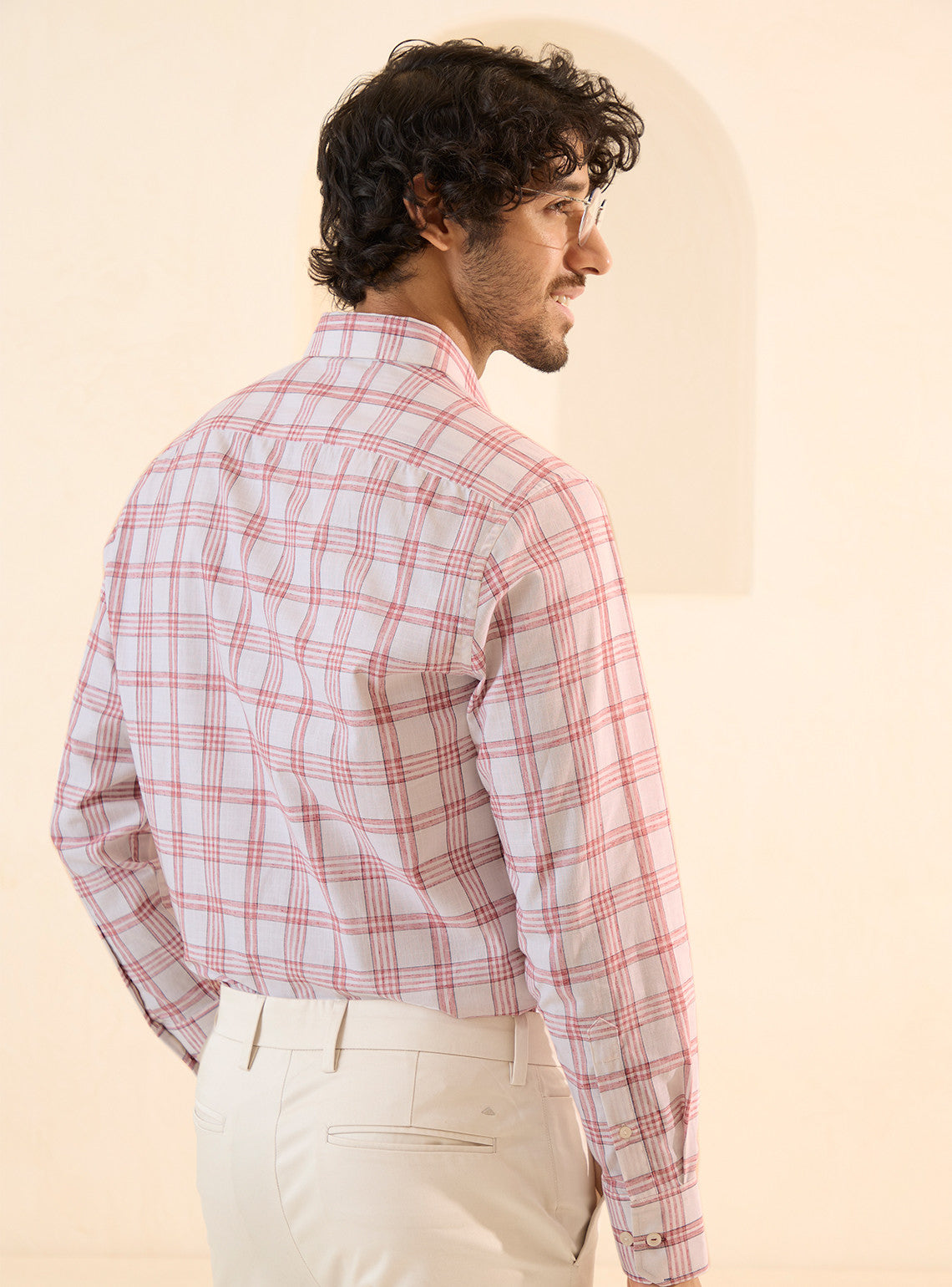 Rose Lavender Grid Shirt