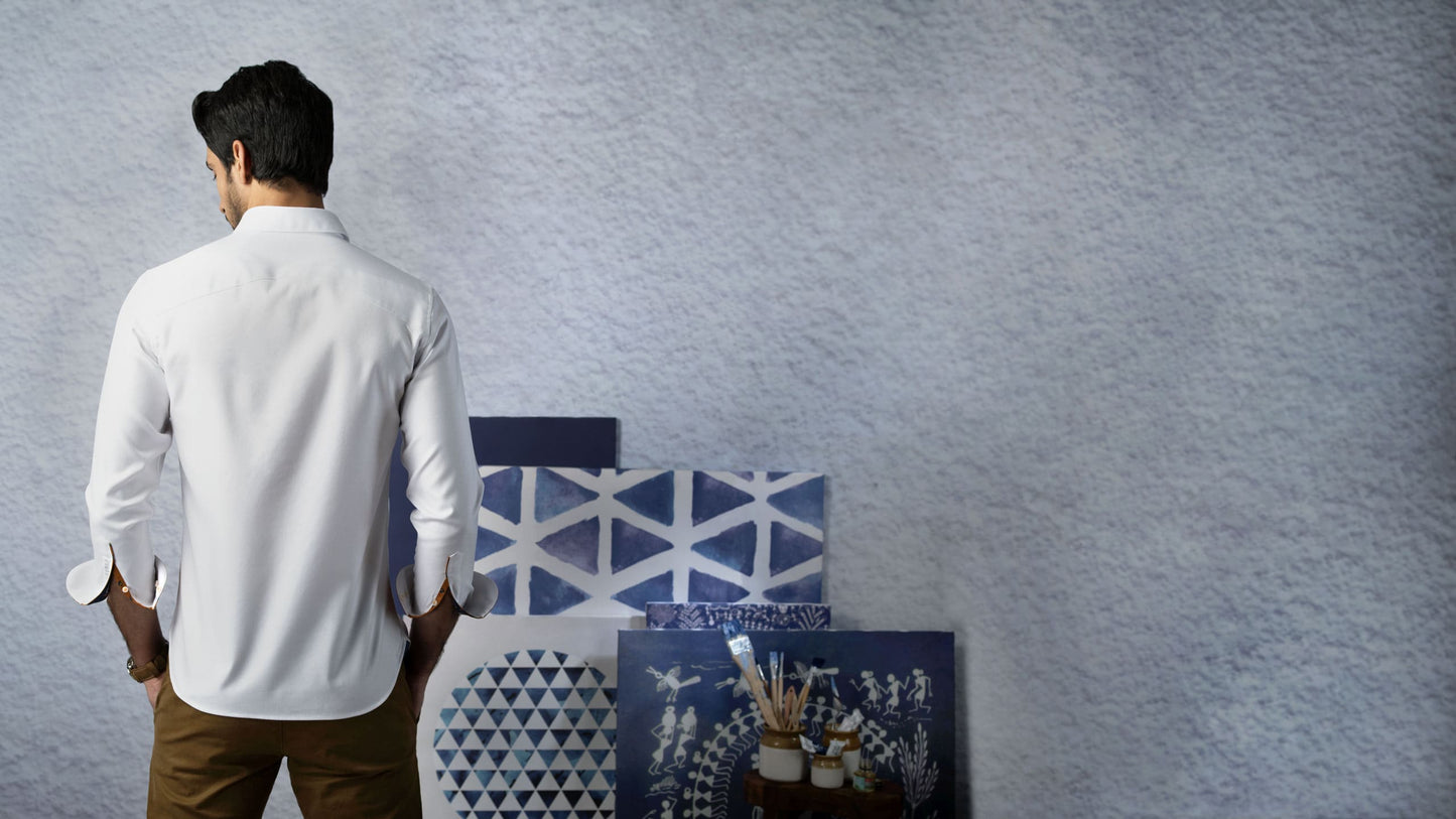 Tribhuj Popover Shirt