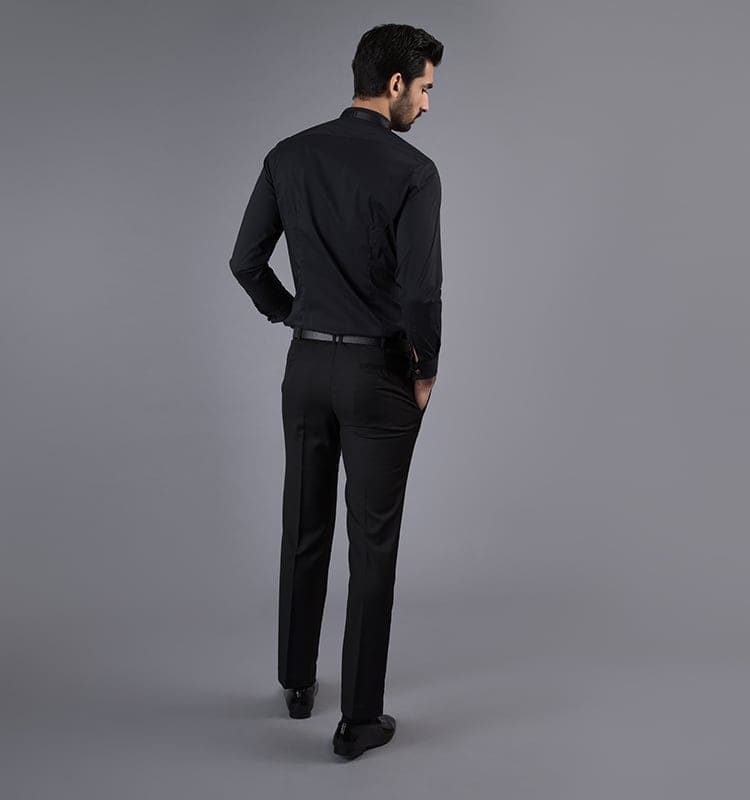 Black Tux Shirt