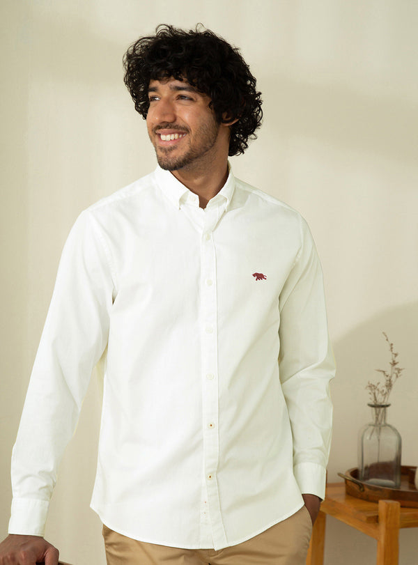 Essential White Rose Mark Shirt