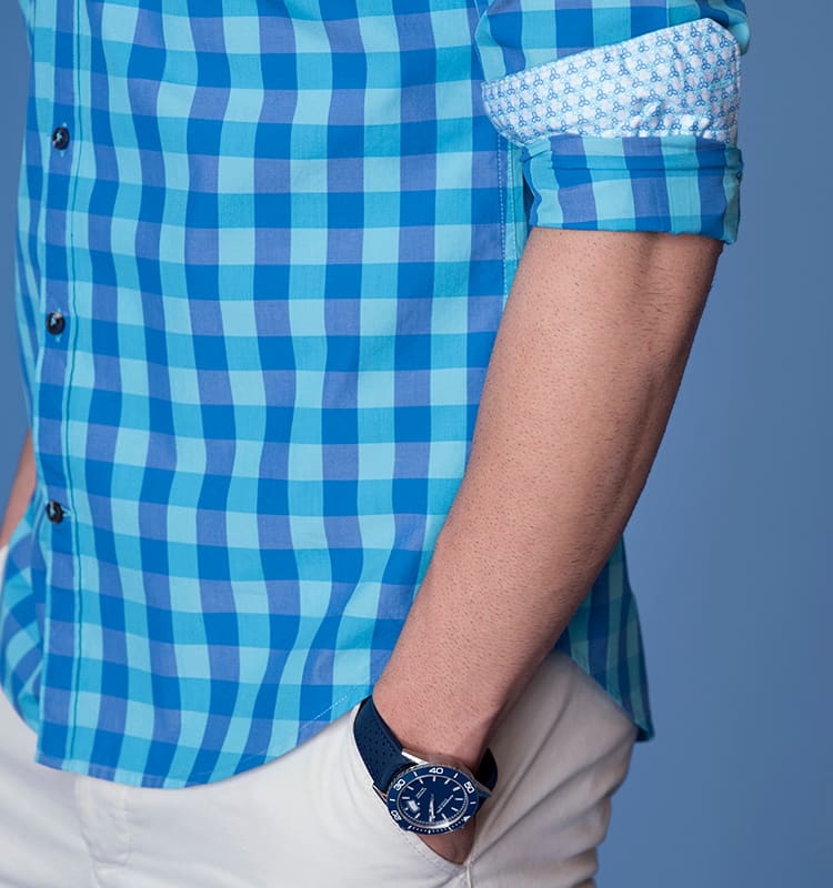 Lightweight Aqua Shirt