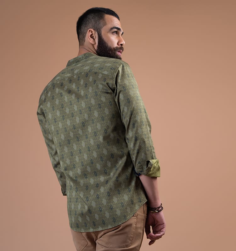 The Great Bath Olive Shirt