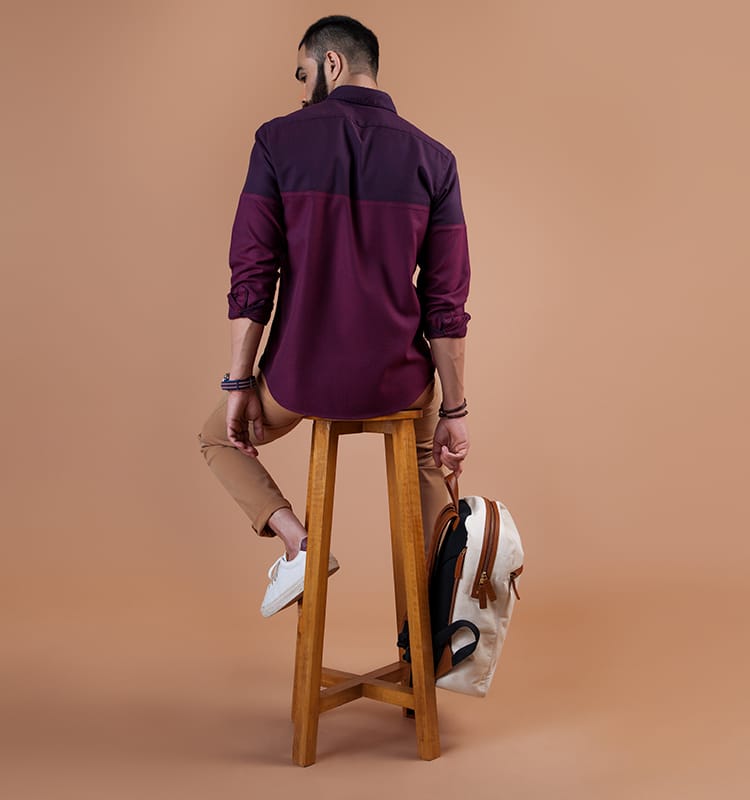 Hues Of Burgundy Shirt