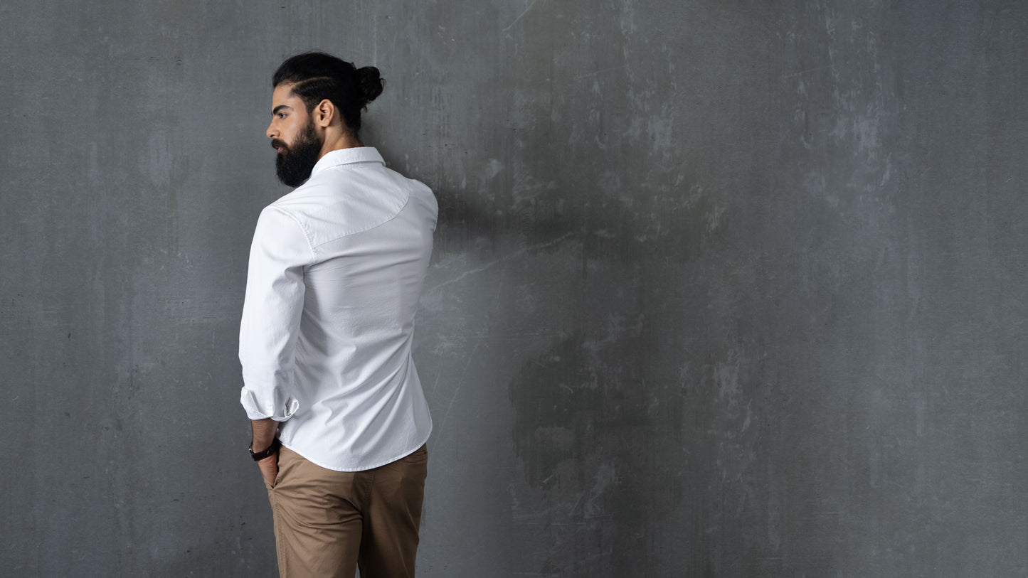 Vanilla Seersucker Shirt