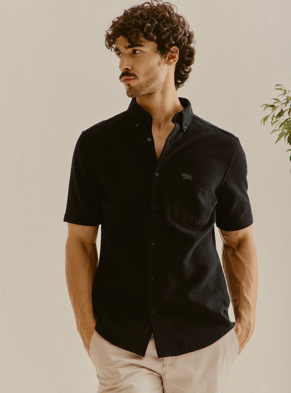 Altea Black Cotton Shirt