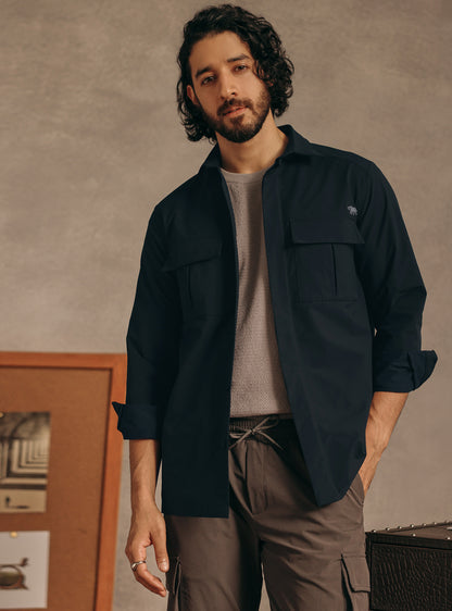 Vulcan Navy Poly Shirt