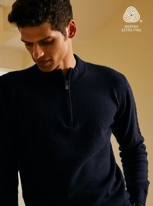 Sapphire Cashmere Blend Pullover