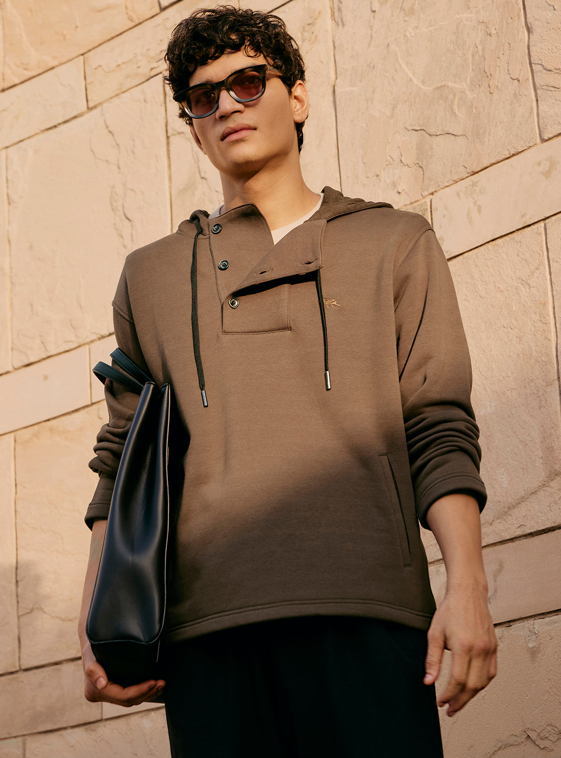 Quincy Brown Cotton Triblend Hoodie