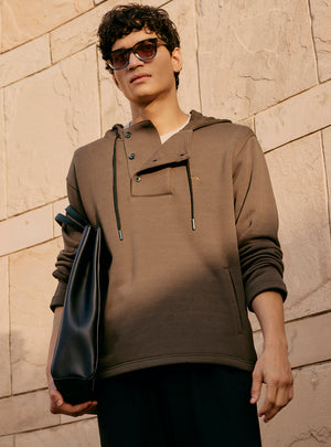 Quincy Brown Cotton Triblend Hoodie