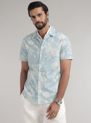 Floral Sky Print Shirt