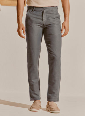 Marbella Green Cotton Linen Trouser