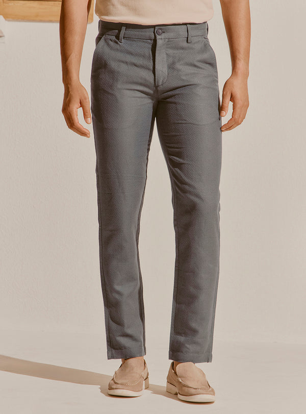 Marbella Green Cotton Linen Trouser