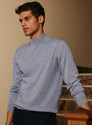 Titanium Merino Pullover