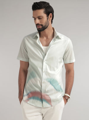 Aurora Ikat Print Shirt
