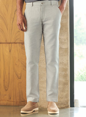 Mist Beige Linen Trousers