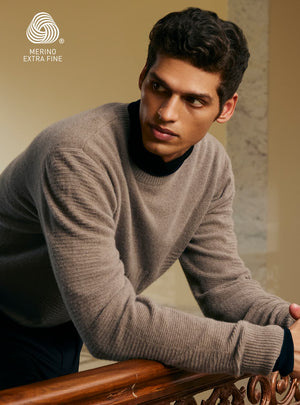 Sandstone Cashmere Blend Pullover
