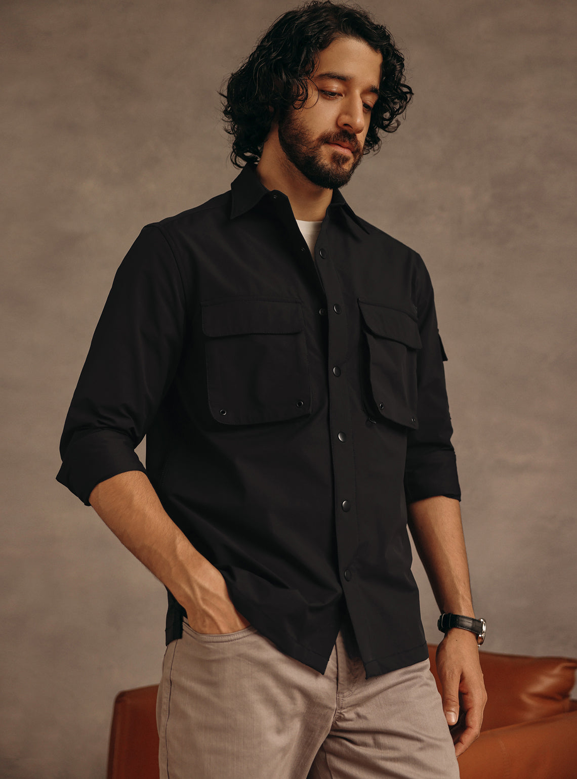 Bunker Black Poly Shirt