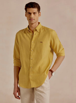 Tumeric Gold Linen Shirt
