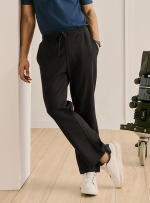 Stealth Black Blend Stretch Jogger