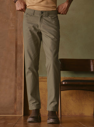 Field Olive Cotton Trouser