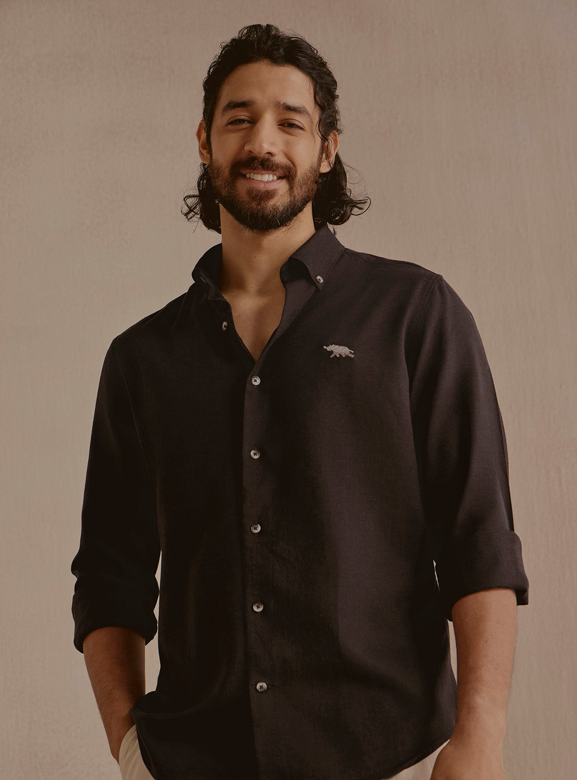 Drift Brown Linen Shirt