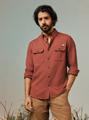 Cedar Rust Explorer Cotton Shirt