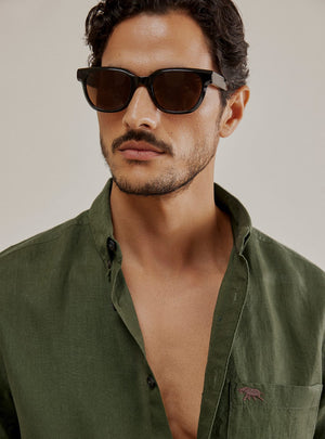 Dark Forest Linen Shirt