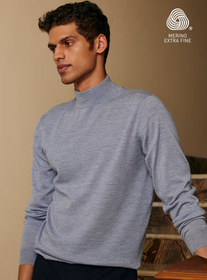 Titanium Merino Pullover