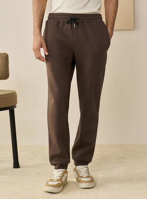 Mudslide Brown Fleece Jogger