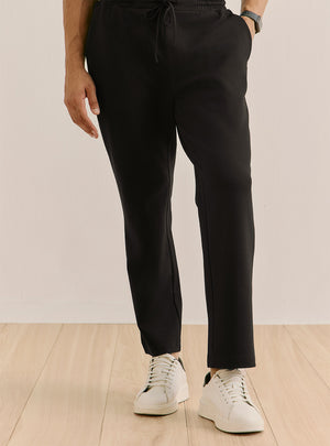 Stealth Black Blend Stretch Jogger