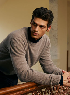 Sandstone Cashmere Blend Pullover