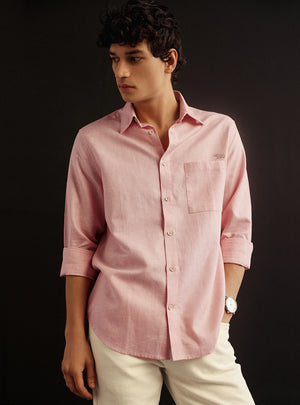 Viola Bloom Cotton Blend Melange Shirt