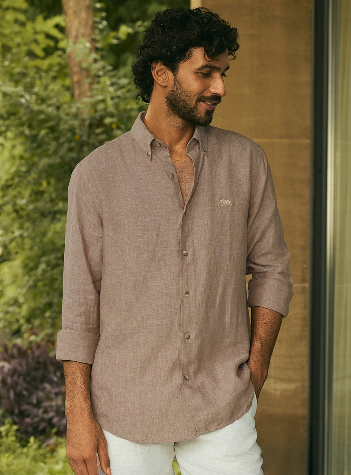 Indian Clay European Linen Shirt
