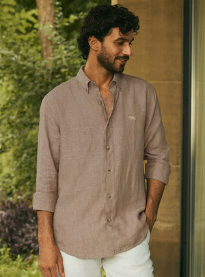 Indian Clay European Linen Shirt