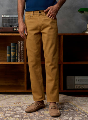 Chestnut Brown Triblend Denim Jeans
