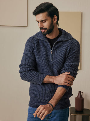 Twilight Navy Poly Rich Pullover