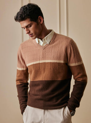 Bronze Cashmere Blend Pullover