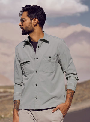 Stardust Grey Explorer Overshirt
