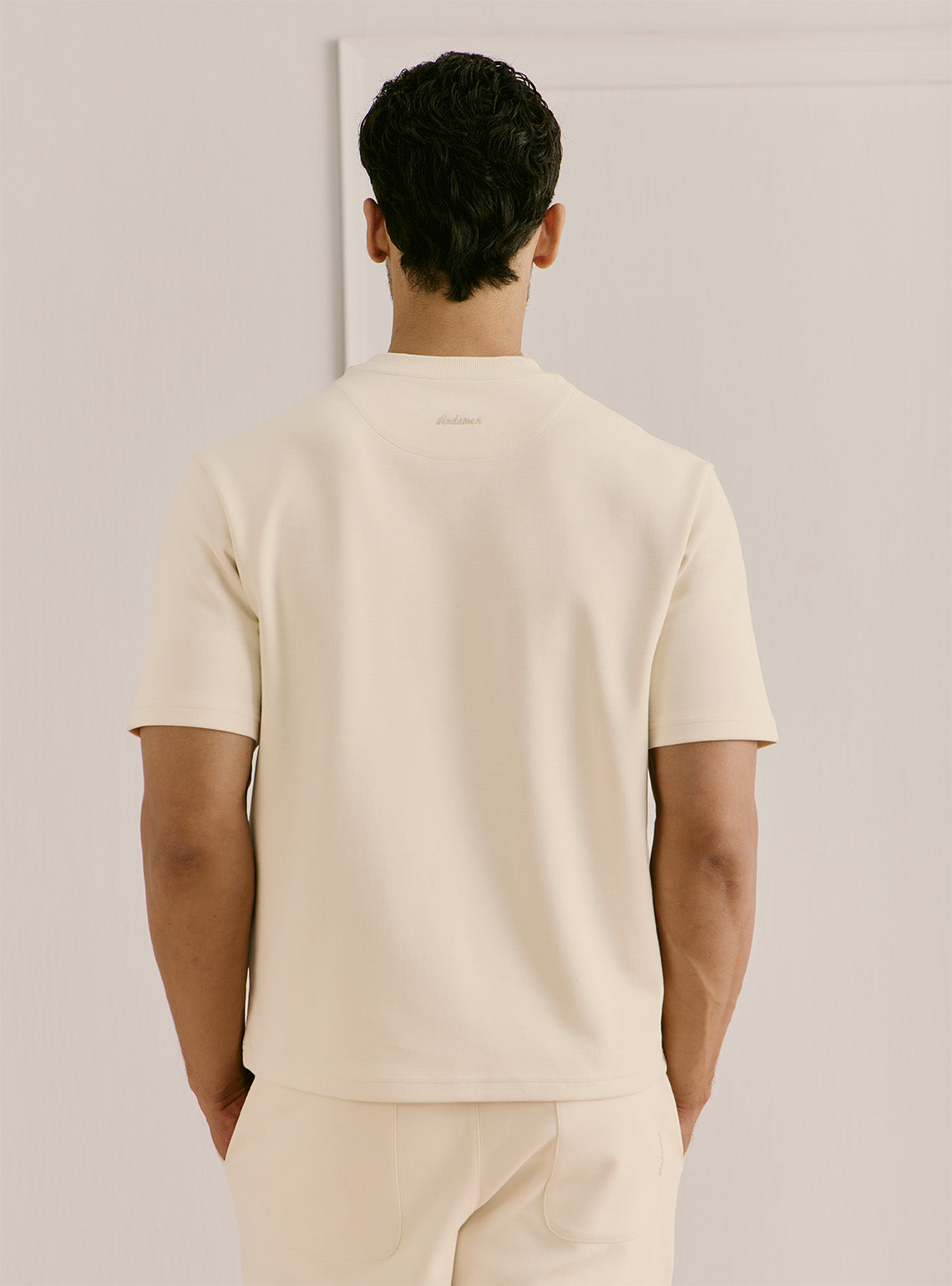 Cloud Off-White Cotton Blend Crewneck