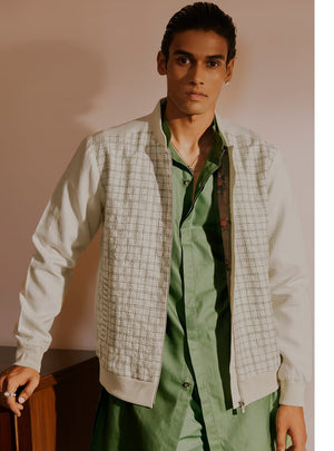 Napa Linen Bomber Jacket