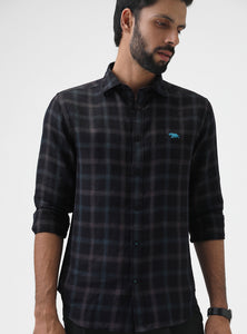 Charcoal Linen Shirt