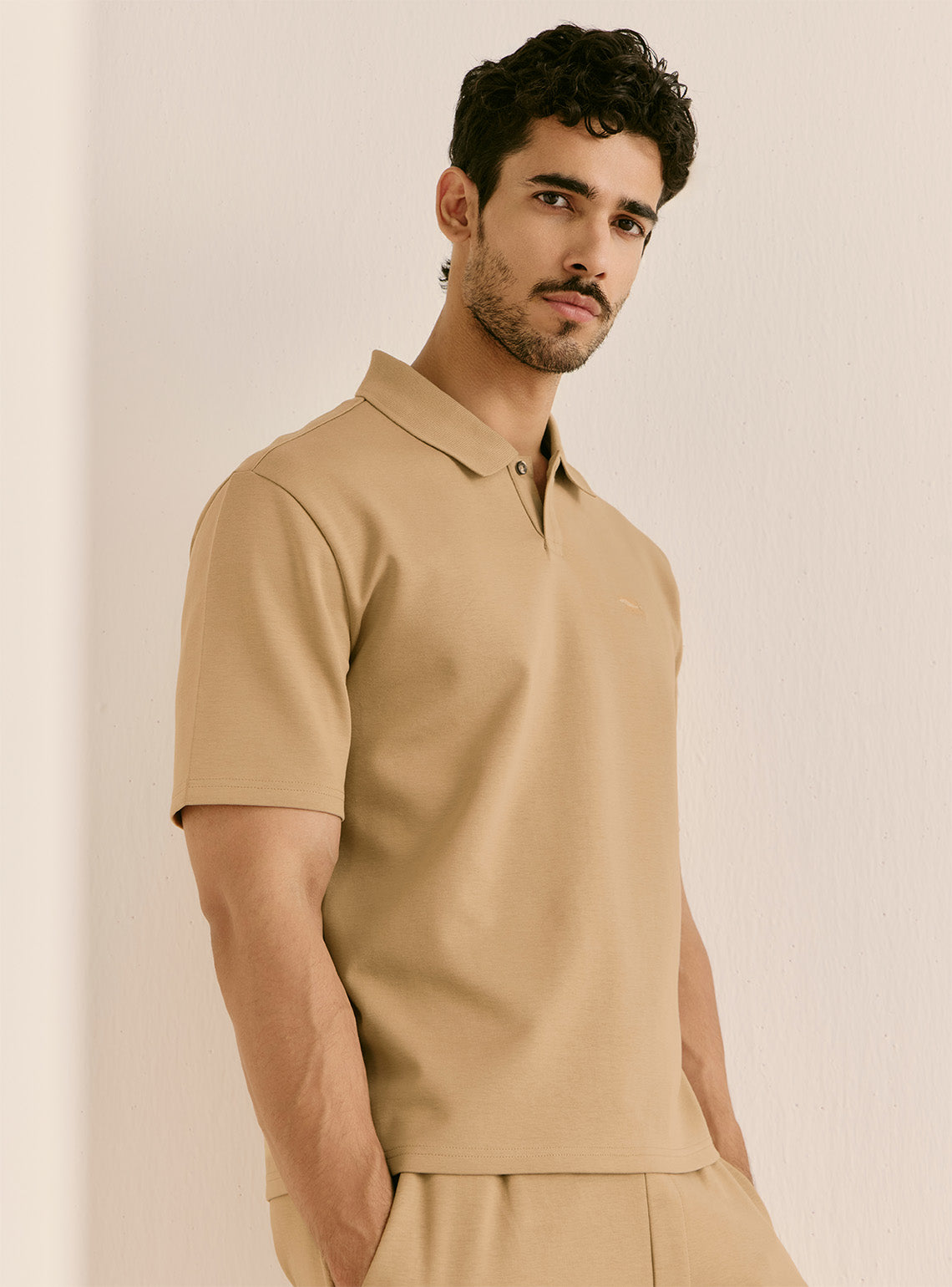 Sundial Mustard Blend Polo
