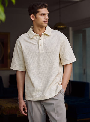 Vista Triblend Seersucker Polo