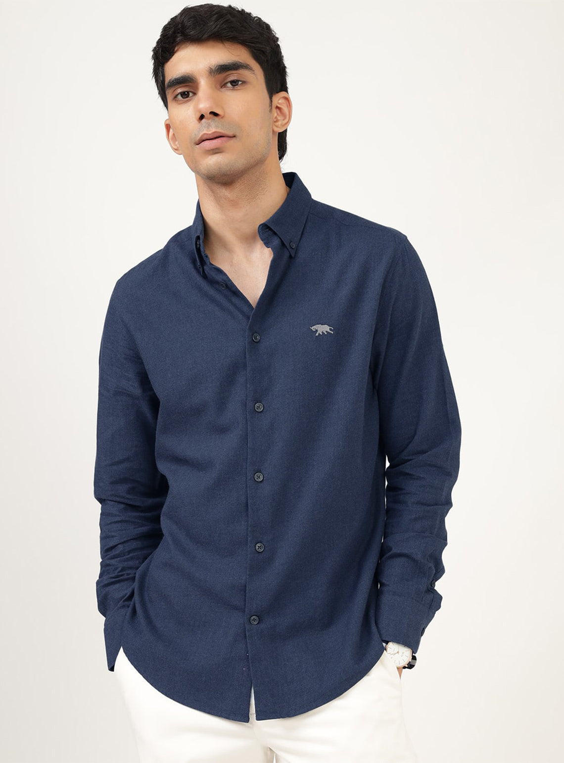 Bay Cotton Melange Shirt