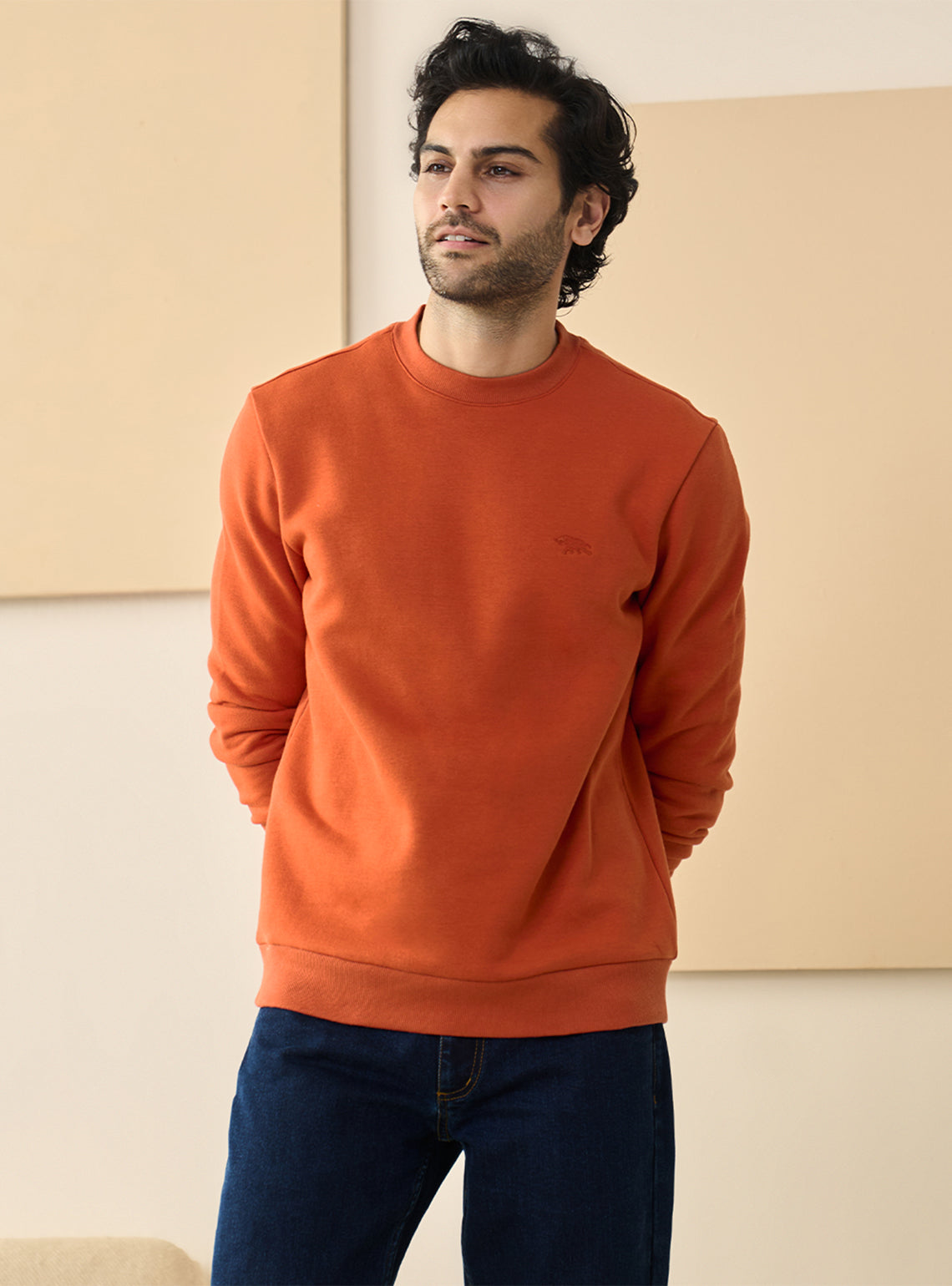 Ember Rust Fleece Sweatshirt