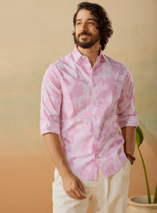 Sakura Cotton Print Shirt