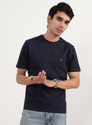 Navy Pique Crew